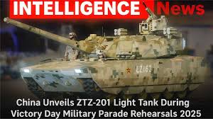 China Unveils Futuristic ZTZ-201 Light Tank Ahead of September 3 Victory  Day Military Parade 2025
