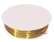 Bobine de 6 m de fil métallique avec finition laiton antique 0,6 mm  d'épaisseur pour lustre prismes, liens alternatifs en verre, cristaux,  gouttes, ...