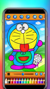 Doraemon is a cute robot cat. Doraemon Coloring Book For Android Apk Download