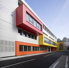 Maison Des Associations A Clamart Air Architectures Cyrille Hanappe Et Olivier Leclercq School Building Design School Architecture Facade Architecture