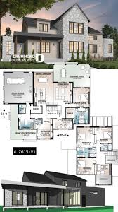 Discover The Plan 2615 V1 New Cotton Country 2 Which Will Please You For Its 4 Bedrooms And For Its Modern Farmhouse Styles Modern Farmhouse Plans Modern House Plans House Plans