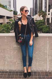 Los Angeles Blogger Fashion Blogger Beauty Blogger Stunning Look Casual Outfit Black Leather Jacket D Fall Fashion Outfits Fashion Spring Fashion Outfits