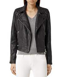 Allsaints Conroy Quilted Leather Biker Jacket Women Leather Suede Bloomingdale S Womens Biker Jacket Leather Jackets Women Biker Jacket