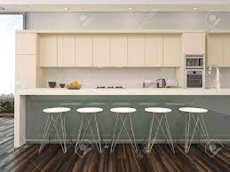 Shop counter & bar stools at lumens.com. Modern Open Plan Apartment Kitchen Interior With A Counter With Stock Photo Picture And Royalty Free Image Image 29559273