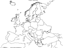 Outline europe map clearly defines the geographical and political boundaries of the continent. Europe Map Outline Vector Pdf Free Printable Pdf