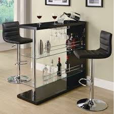 Coaster Contemporary Bar Storage Table Multiple Finishes Walmart Com Pub Table Dining Table In Kitchen Bars For Home