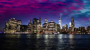 Lower Manhattan Skyline After Sunset Stock Footage Video 100 Royalty Free 8424205 Shutterstock