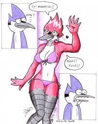 Margaret sight red-hot and taunting with Mordecai – Regular Show Hentai