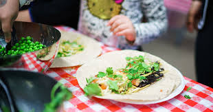 Crispy baked fish tacos with cabbage slaw. Let S Cook With Healthy Kids Garden Tacos Plus Knife Safety Tips