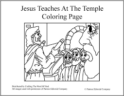 Jesus At The Temple Coloring Pages Sunday School Lessons Jesus Coloring Pages Bible Coloring Pages