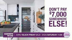 Find the lowest prices of the season on your favorite electronics, including cameras, phones, headphones, laptops, security cameras, tablets, tvs & the nintendo switch. Cabinets To Go Early Black Friday Sale Tv Commercial Shaker Style Kitchen Ispot Tv