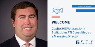 Welcome to Capitol Hill veteran John Steitz, who joins our Strategic  Communications segment as a Managing Director in Washington, D.C.