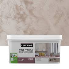 Leroy merlin en côte d'ivoire pour la décoration et l'aménagement de votre intérieur. Peinture A Effet Sable Precieux Luxens Brun Taupe 6 2 L Leroy Merlin