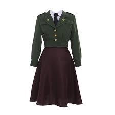 Amazon.com: Fortunehouse Women's Officer Uniform Agent Peggy Carter Dress Cosplay  Costume Uniform Suit (XXXL) : Clothing, Shoes & Jewelry