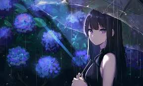 Maybe you would like to learn more about one of these? Anime Girl Purple Eyes Purple Hair Umbrella Hd Wallpaper Peakpx