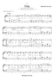 Learn what different musical symbols, abbreviations, and terminology mean when it comes to playing piano. Help Sheet Music Beatles Piano Sheet Music Free Pdf Download Piano Sheet Music Free Sheet Music Piano Sheet Music