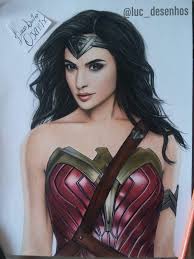 Desenho Mulher-Maravilha/ Gal Gadot | Otanix Amino