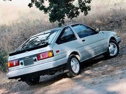toyota corolla gt s sport liftback 1985 1987 toyota corolla japanese sports cars toyota