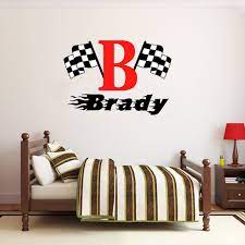 Please note that all checkered flag decals do not have the white part of the decal in the image. Boys Name Checkered Flag Racing Monogram Wall Decal Nursery Room Vinyl Wall Graphics Bedroom Decor Wall Stickers Free Shipping Name Wall Stickers Wall Stickerwall Sticker Name Aliexpress