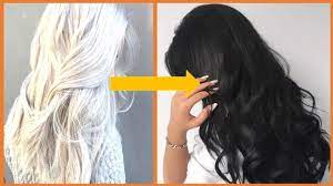 White women's hair has dominated the conversation with racially charged terms like silky, smooth and straight; Change White Hair To Black Hair Naturally Long Term Black Hair And No More Grey Hair Youtube
