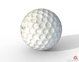 Golf Ball Low Poly Pbr Textures 2 Types Low Poly Low Poly Models Golf Ball