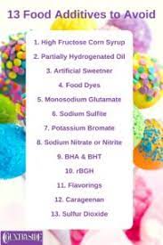 My Top 13 On The Food Additives List To Avoid - Countryside
