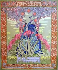 Peacock S Garden Les Paons Peacock Art Art Deco Illustration Illustrator Inspiration