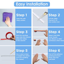 These vertical cable channels are the big kid versions of finger ducts for your network rack. Cord Hider Cable Concealer For Wall Mounted Tv Yecaye