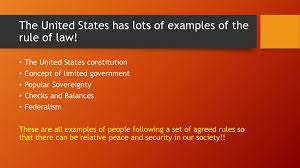 The rule of law, therefore, makes sure governments and people act in accordance with the laws. Rule Of Law Ppt Download