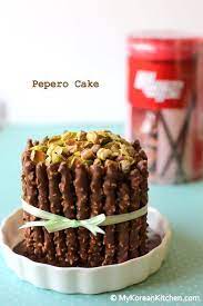 Pepero Cake Recipe Food Desserts Cake