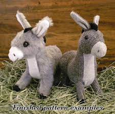 Plush Donkey Toy Pattern Etsy In 2021 Soft Toy Patterns Stuffed Animal Patterns Softie Pattern