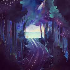 1920 x 866 jpeg 198 кб. Night Forest Me Digital Painting 2020 Art