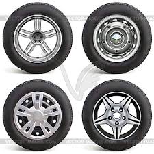 Black white truck vector clipart and illustrations (20,694). Car Wheels With Rims White Black Vector Clipart