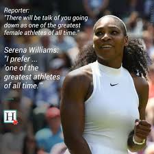 Serena williams is never at a loss for words. Yes Serena Girlpower Female Athletes Quotes Serena Williams Quotes Athlete Quotes