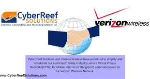 Cyberreef Solutions Partnering With Verizon Wireless Verizon Wireless Online Security Wireless Networking