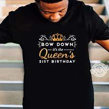 Make baby onesie quilt in 5 easy steps. 21st Birthday Design For Her Bow Down Queen Shirt