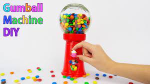 I also used the top part of the plastic bottle to make the googly eyes lollipops holder. Functional Gumball Machine Diy Shopkins Candy Holder Simple Making Candy Dispenser Youtube