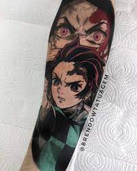 Tattoo Artist Brendow Nany Brendowtatuagem Tattoo2me Profile Slayer Tattoo Anime Tattoos Dragon Face