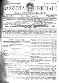 Ed altri e di b.d., nonché gli atti di intervento del presidente del consiglio dei ministri; Gazzetta Ufficiale Della Repubblica Italiana Wikipedia