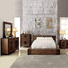 Anton 4 Pc Bedroom Set Rustic Bedroom Furniture Modern Rustic Bedrooms Bedroom Furniture Sets