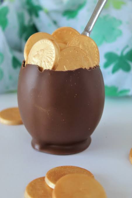 Pot O' Gold Mousse Cups - Let Them Eat Gluten Free Cake