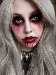 Easy Halloween Face Makeup Ideas Best And Scary Homemade Halloween Face Makeup Ideas Hallowe Creepy Halloween Makeup Halloween Scary Face Halloween Makeup Easy