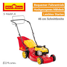 Jetzt stöbern, preise vergleichen und online bestellen! Wolf Garten S 4600 A Benzin Rasenmaher Mit Antrieb Eu9