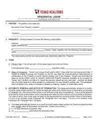 Maybe you would like to learn more about one of these? Free Texas Standard Residential Lease Agreement Pdf Word