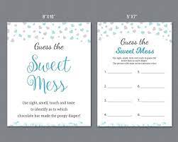 Guess The Sweet Mess Boy Baby Shower Games Poopy Diaper Game Etsy Boy Baby Shower Games Baby Boy Shower Baby Shower Games