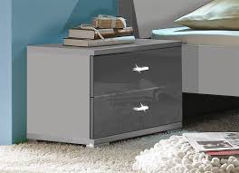 Oak bedside cabinets including oak bedside tables, sheesham, mango, pine or painted grey or cream. Furniture Dark Grey Gloss Bedside Table Curved Living Room Furniture