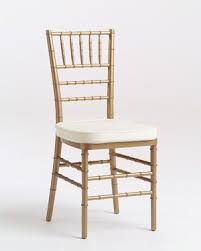 Gold Cream Chairs Might Opt For A Natural Wood Or Rubbed Ivory Chair Chiavari Chairs Bamboo Chair Outdoor Dining Chairs