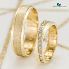 Argollas De Matrimonio Oro 18k Anillos De Casados Anillos De Promesa De Pareja Anillos De Boda Modernos