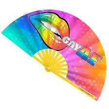 Amazon.com: Gay AF Fan (UV) – UV Reactive Bamboo Folding Hand Fan for Pride  & Drag Events : Home & Kitchen