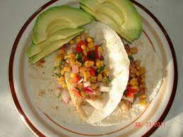 In a small bowl, combine paprika, cayenne, garlic powder and cumin. Fiery Fish Tacos With Crunchy Corn Salsa Foodie Joanie